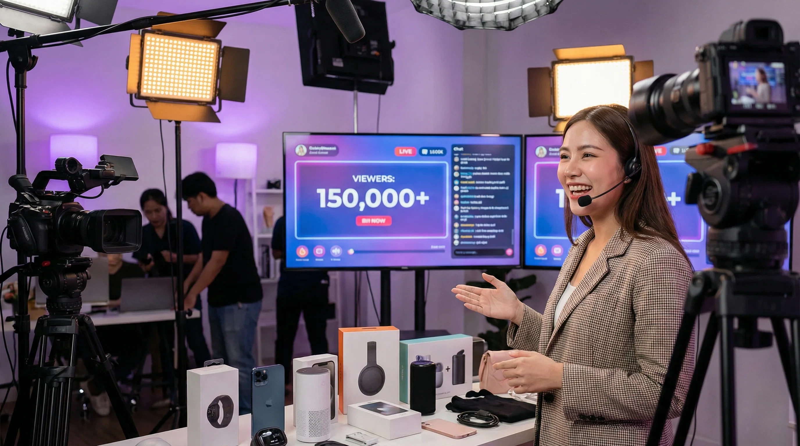 17c电商直播成功案例 - 美妆品牌双十一直播带货